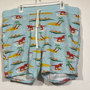 Men Lounge Shorts NoBo No Boundaries Dinosaurs Print XL